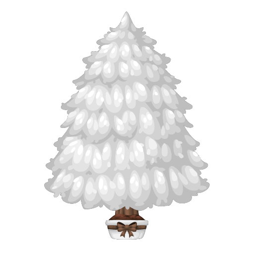 Christmas White Tree Bonsai