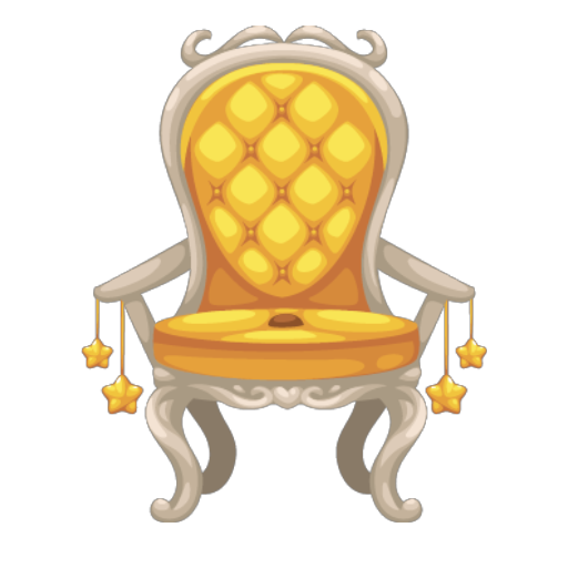 Christmas Golden Chair