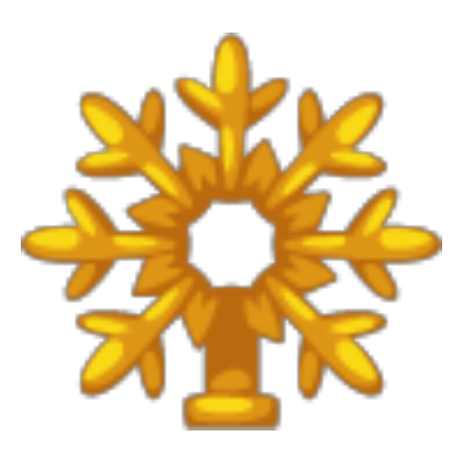 Christmas Golden Snowflake Decor