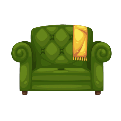 Christmas Green Sofa