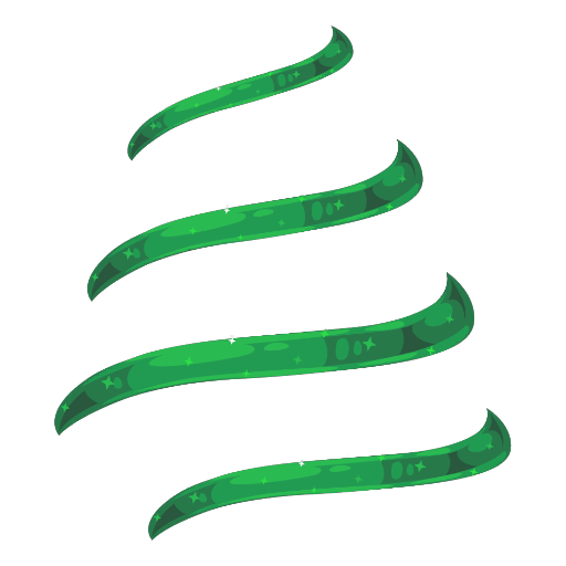 Christmas Green Tree Tie