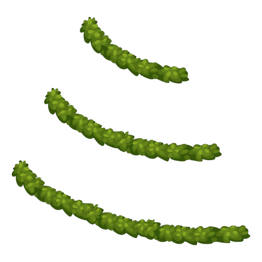 Christmas Green Tree Tinsel