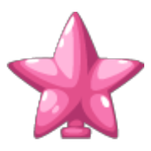 Christmas Pink Tree Star Decor