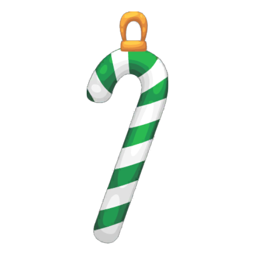 Christmas Premium Candy Cane Bauble