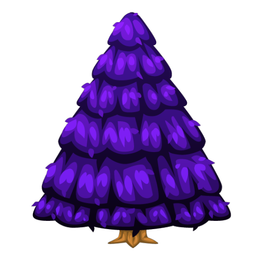 Christmas Purple Tree