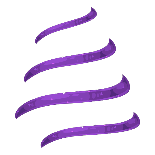 Christmas Purple Tree Tie