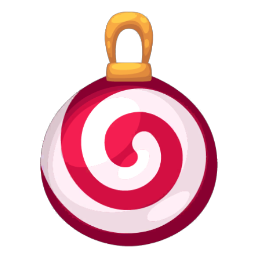Christmas Red Lollipop Bauble