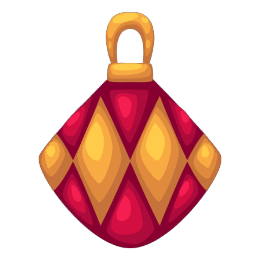 Christmas Red Spikes Bauble