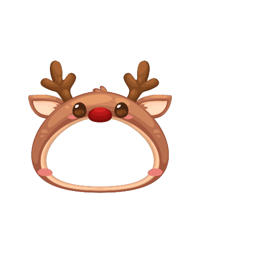 Christmas Reindeer Mask