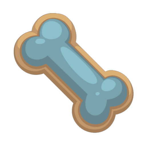 Christmas Reindeer Petling Blue Biscuit