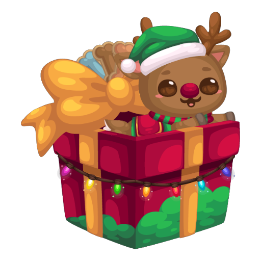 Christmas Reindeer Petling Box