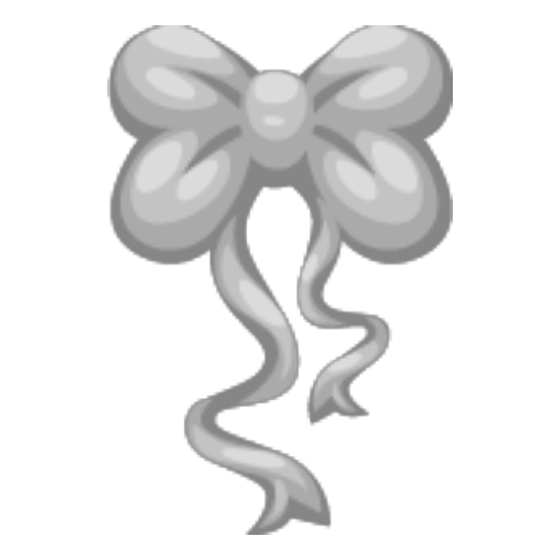 Christmas Silver Bow Decor