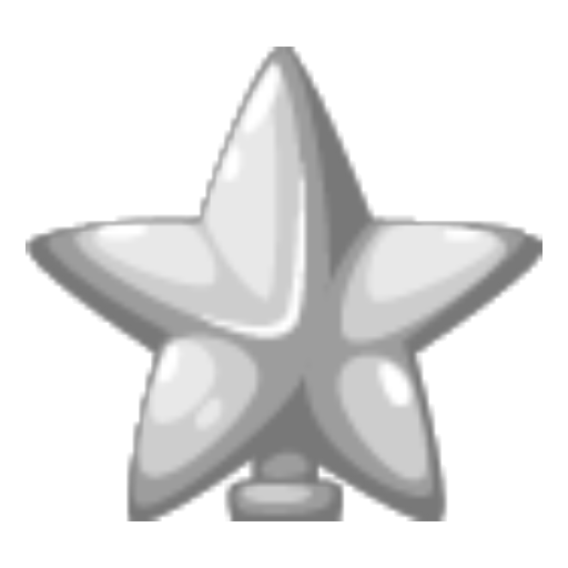 Christmas Silver Tree Star Decor