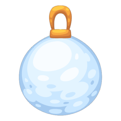 Christmas Snowball Bauble