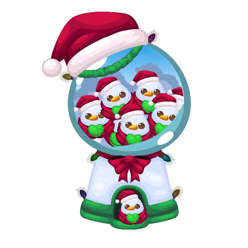 Christmas Snowman Mystery Egg Machine