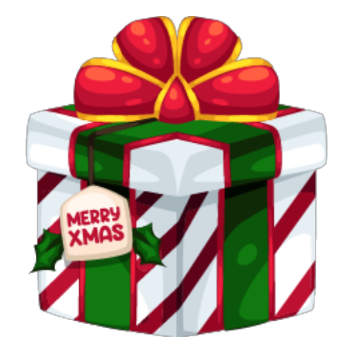 Christmas Stripped Gift Box