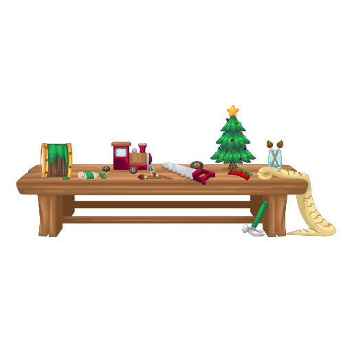 Christmas Toy Workshop Table