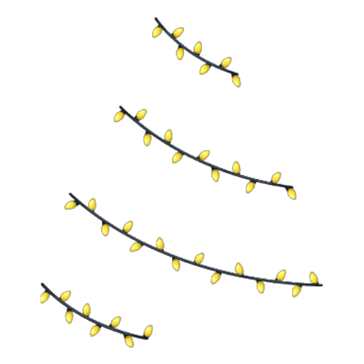 Christmas Yellow Tree Lights