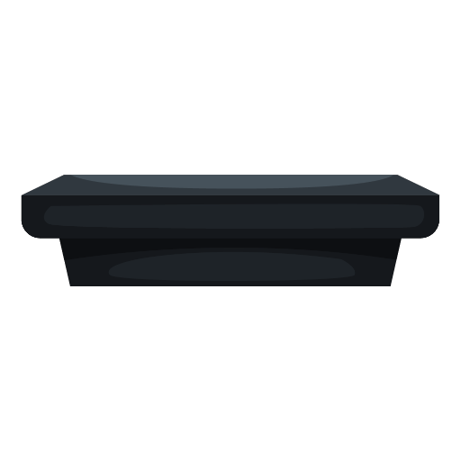 Classic Black Wall Table