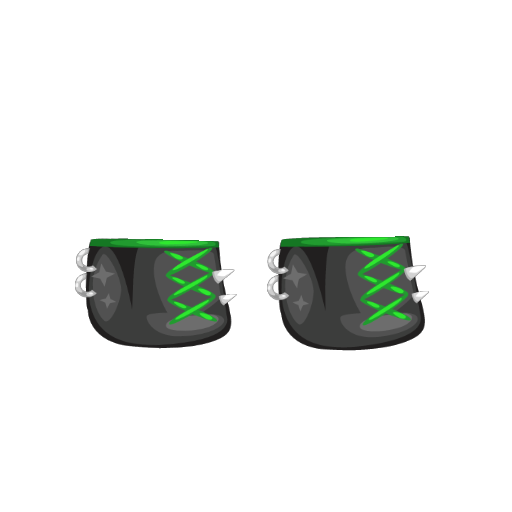 Classic Rocker Green Boy Shoes