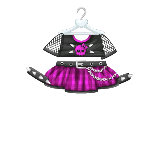 Classic Rocker Pink Girl Dress
