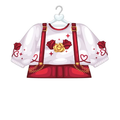 Classic Valentines Boy White Top