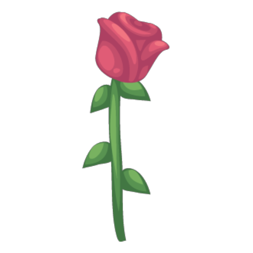 Classic Valentines Girl Pink Rose
