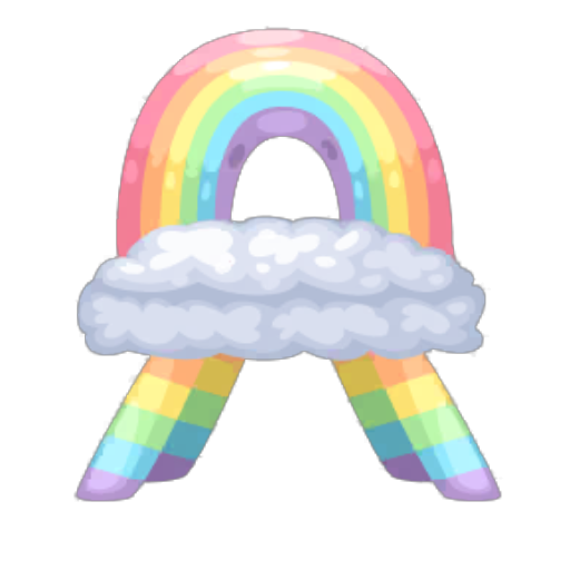 Cloudy Rainbow Chair