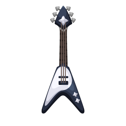 Cool Black Electric Guitar