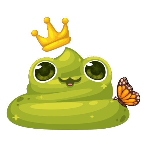 Cool Froggy King Poo