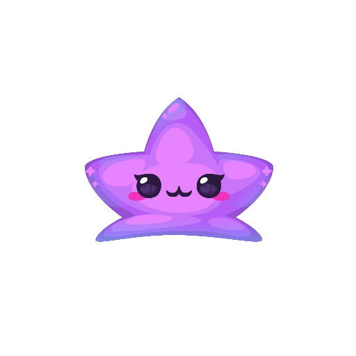 Cool Purple Star Hat