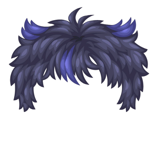 Cosplay Boy Blue Wig