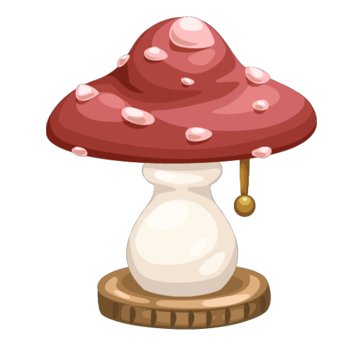 Cottage Lamp Mushroom