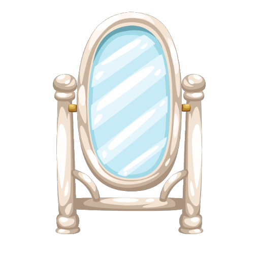Cottage White Mirror