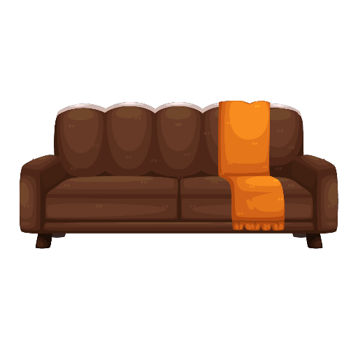 Cozy Brown Big Sofa