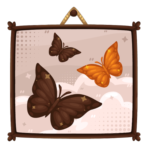 Cozy Butterflies Portrait