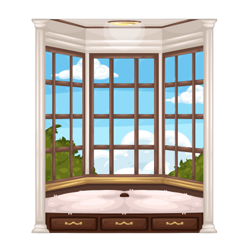 Cozy Day Changing Bay Window