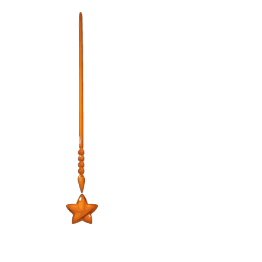 Cozy Orange Hanging Star