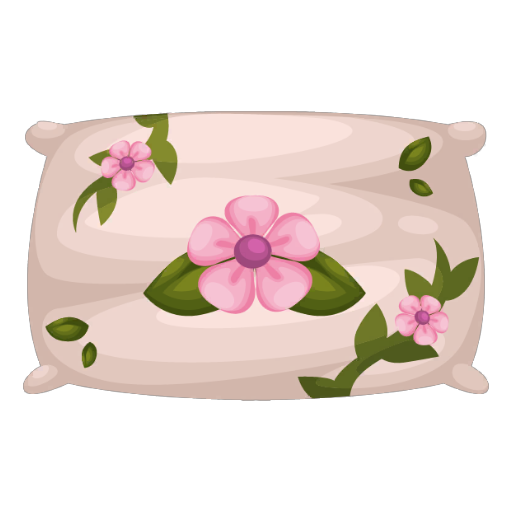 Cozy Pink Flower Pillow