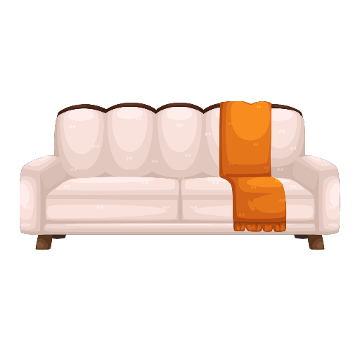 Cozy White Big Sofa