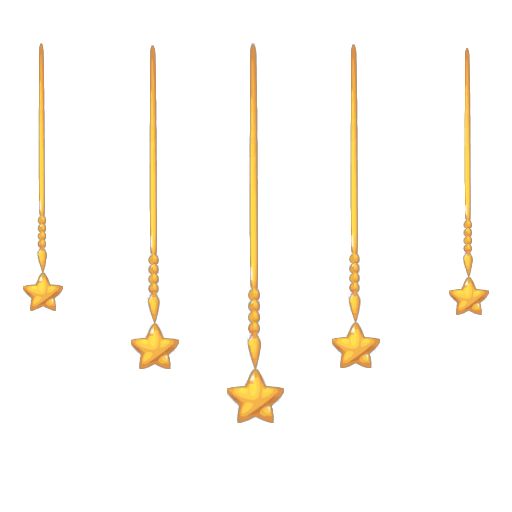 Cozy Yellow Hanging Stars
