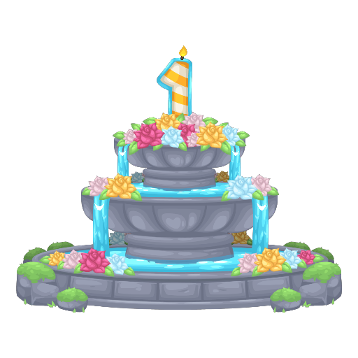 Cute 1st Anniversary Fountain