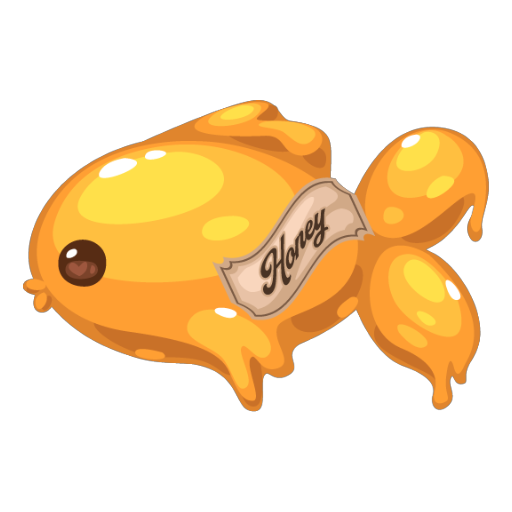 Cute Bee Honey Fish