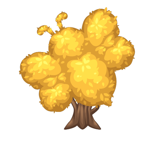 Cute Bee Yellow Tree