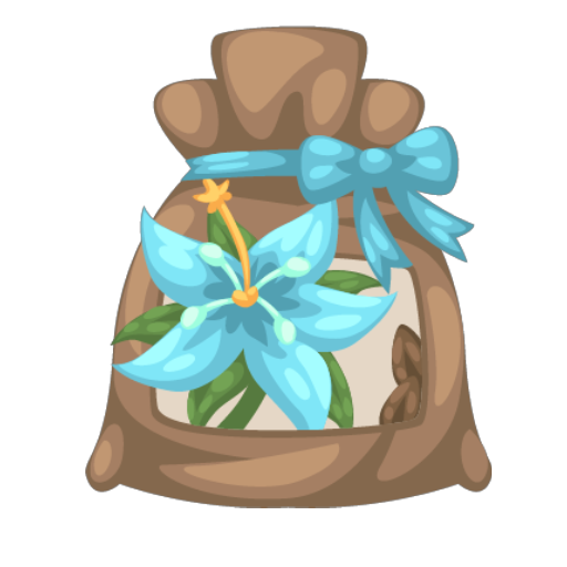 Cute Blue Flower Seed