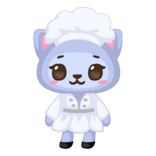 Cute Chef Girl Doll