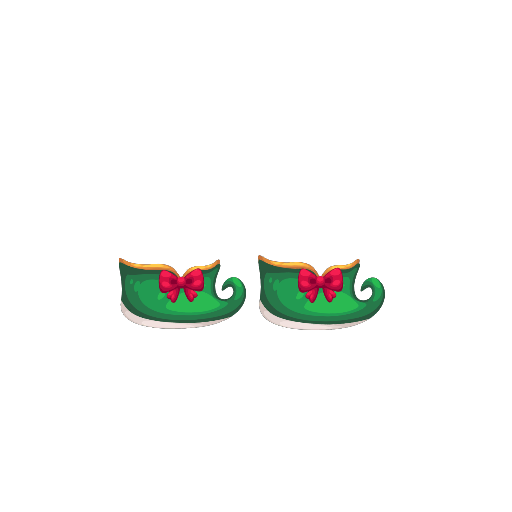 Cute Christmas Girl Elf Shoes