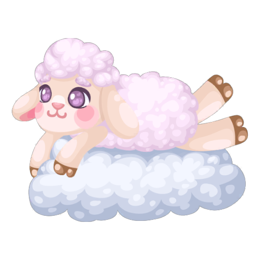 Cute Cloud Sheep