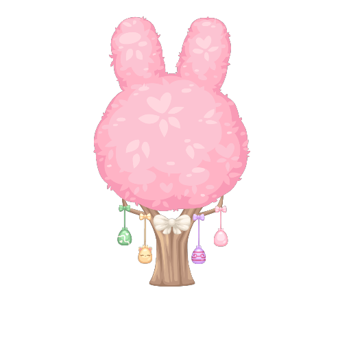 Cute Easter Egg Pink Tree