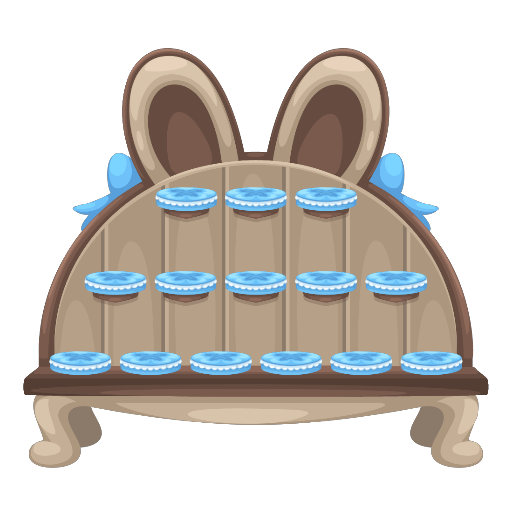 Cute Easter Eggs Display Case